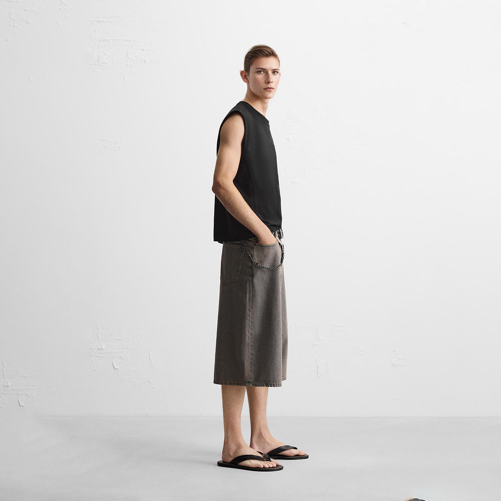 Unisex Cropped Boxy Tank Top