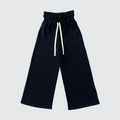 Unisex Heavyweight Double Waist Cotton French Terry Wide-Leg Sweatpants (420GSM)