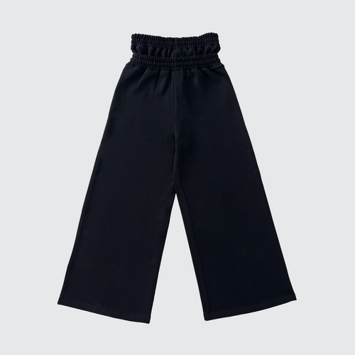 Unisex Heavyweight Double Waist Cotton French Terry Wide-Leg Sweatpants (420GSM)