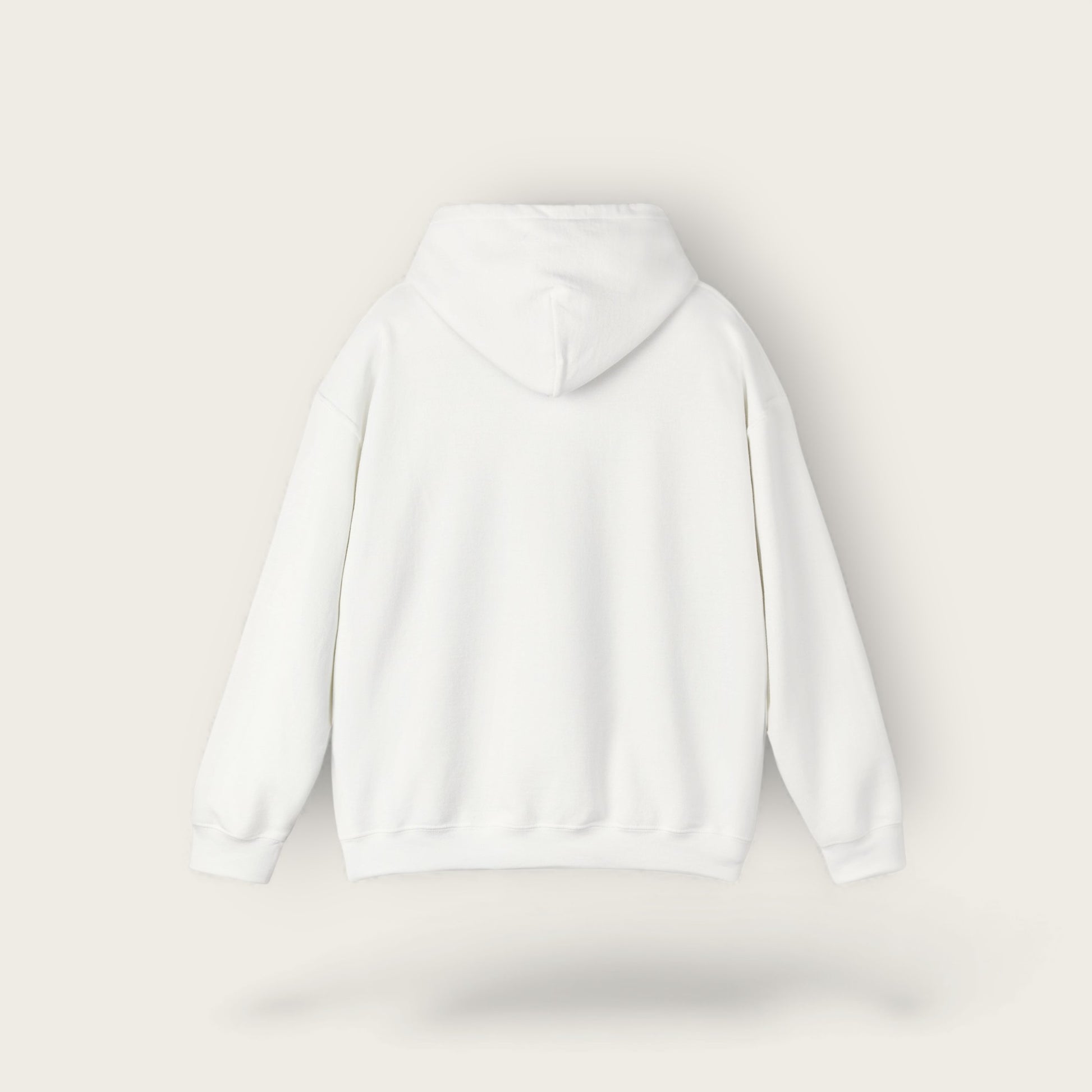 DC Gothic Logo Hoodie — Minimal White Chest Emblem Sweatshirt