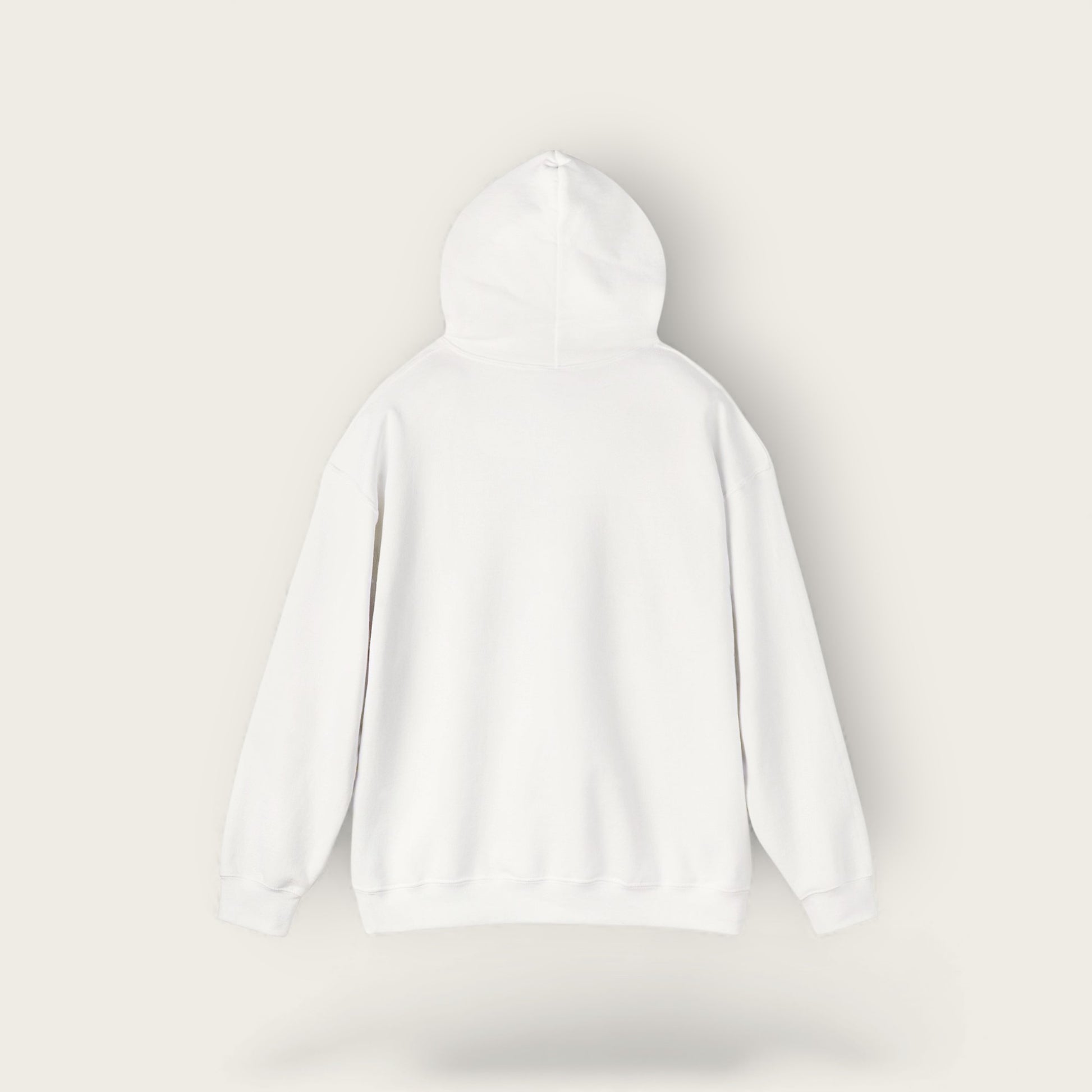 DC Gothic Logo Hoodie — Minimal White Chest Emblem Sweatshirt
