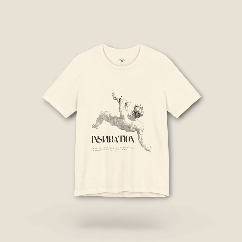 Inspiration Angel Tee — Vintage Cherub Graphic Short Sleeve Shirt