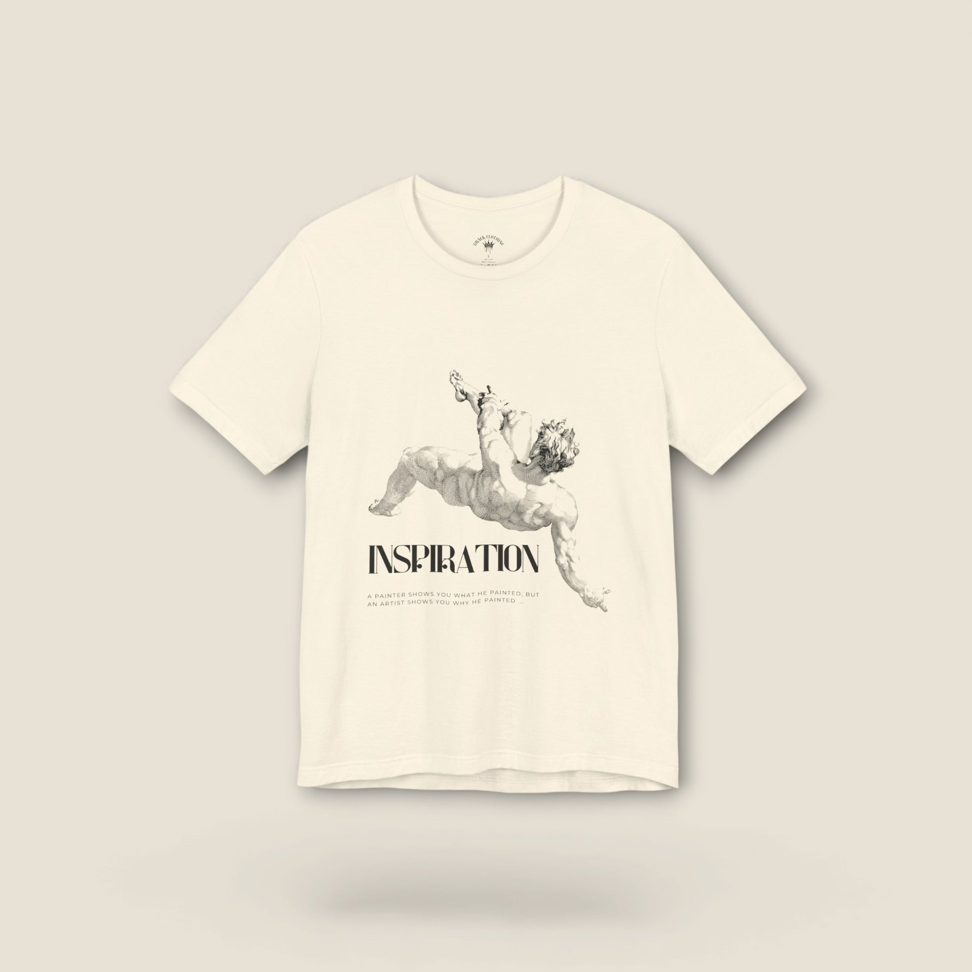 Inspiration Angel Tee — Vintage Cherub Graphic Short Sleeve Shirt