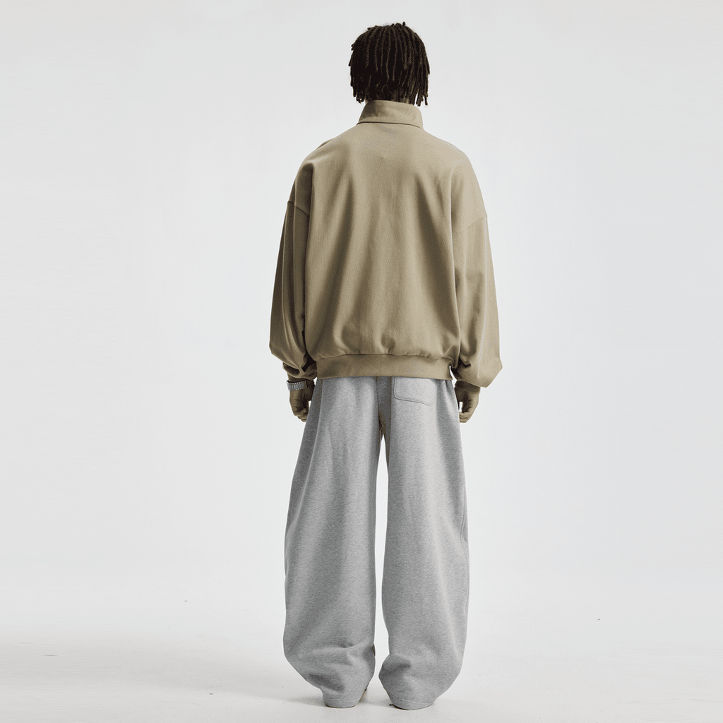 Unisex Brushed Stand-collar Zip-up Jacket（410GSM）