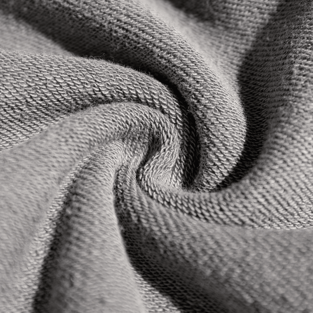 Washed Raw-Edge Cropped Crew Neck Sweatshirt