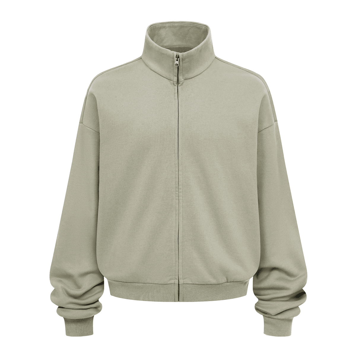 Unisex Brushed Stand-collar Zip-up Jacket（410GSM）
