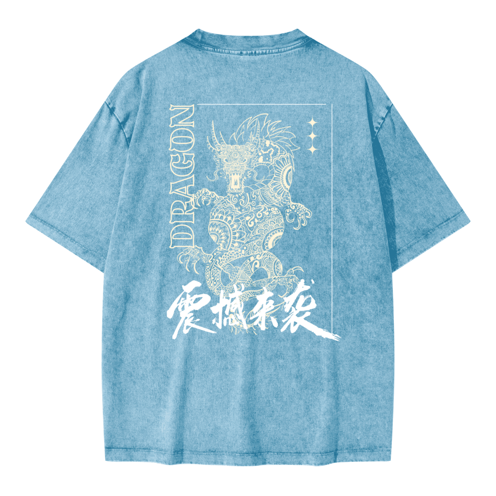 Unisex Oversized Snow Wash T-shirt(285GSM)