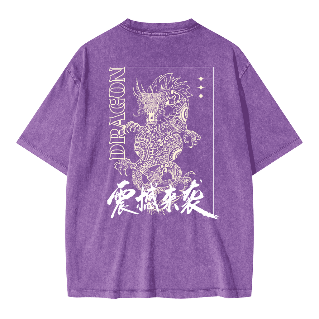 Unisex Oversized Snow Wash T-shirt(285GSM)