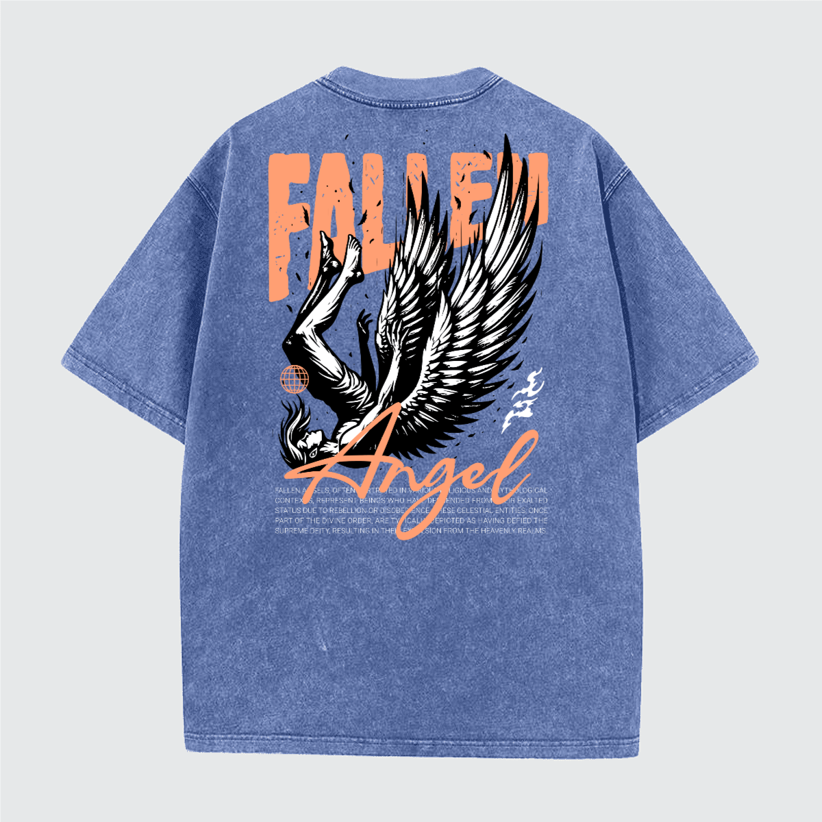 Unisex Vintage Snow Wash Cotton T-Shirt (230GSM)
