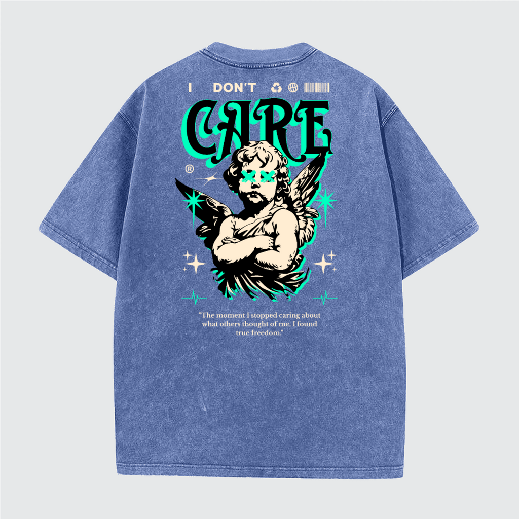 Unisex Vintage Snow Wash Cotton T-Shirt (230GSM)