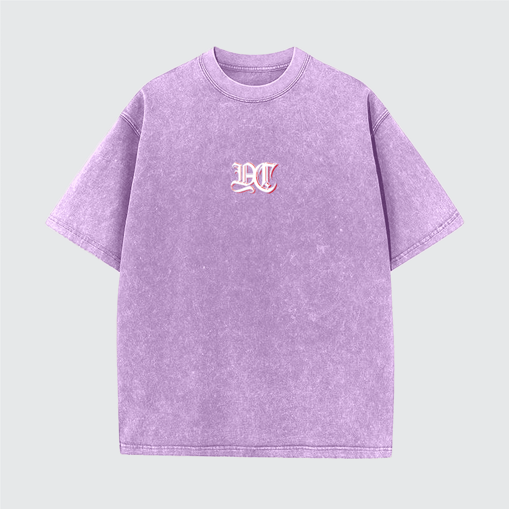 Unisex Vintage Snow Wash Cotton T-Shirt (230GSM)