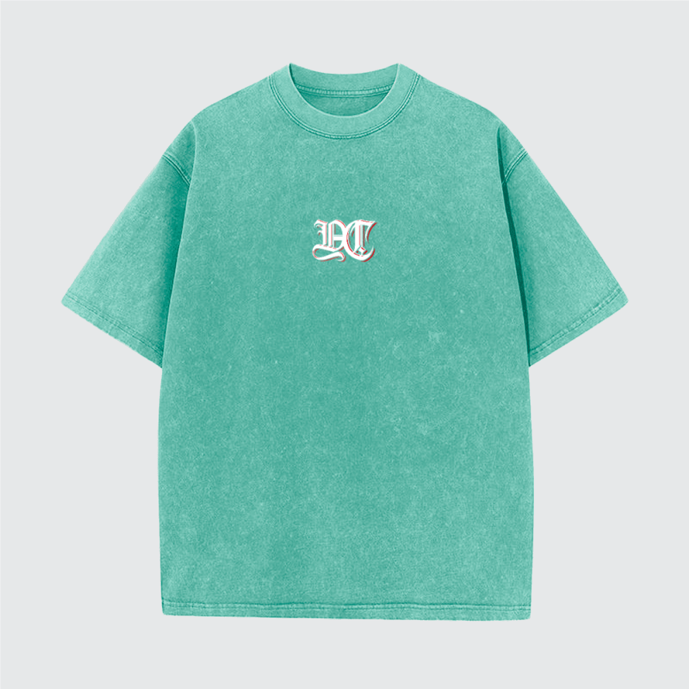 Unisex Vintage Snow Wash Cotton T-Shirt (230GSM)