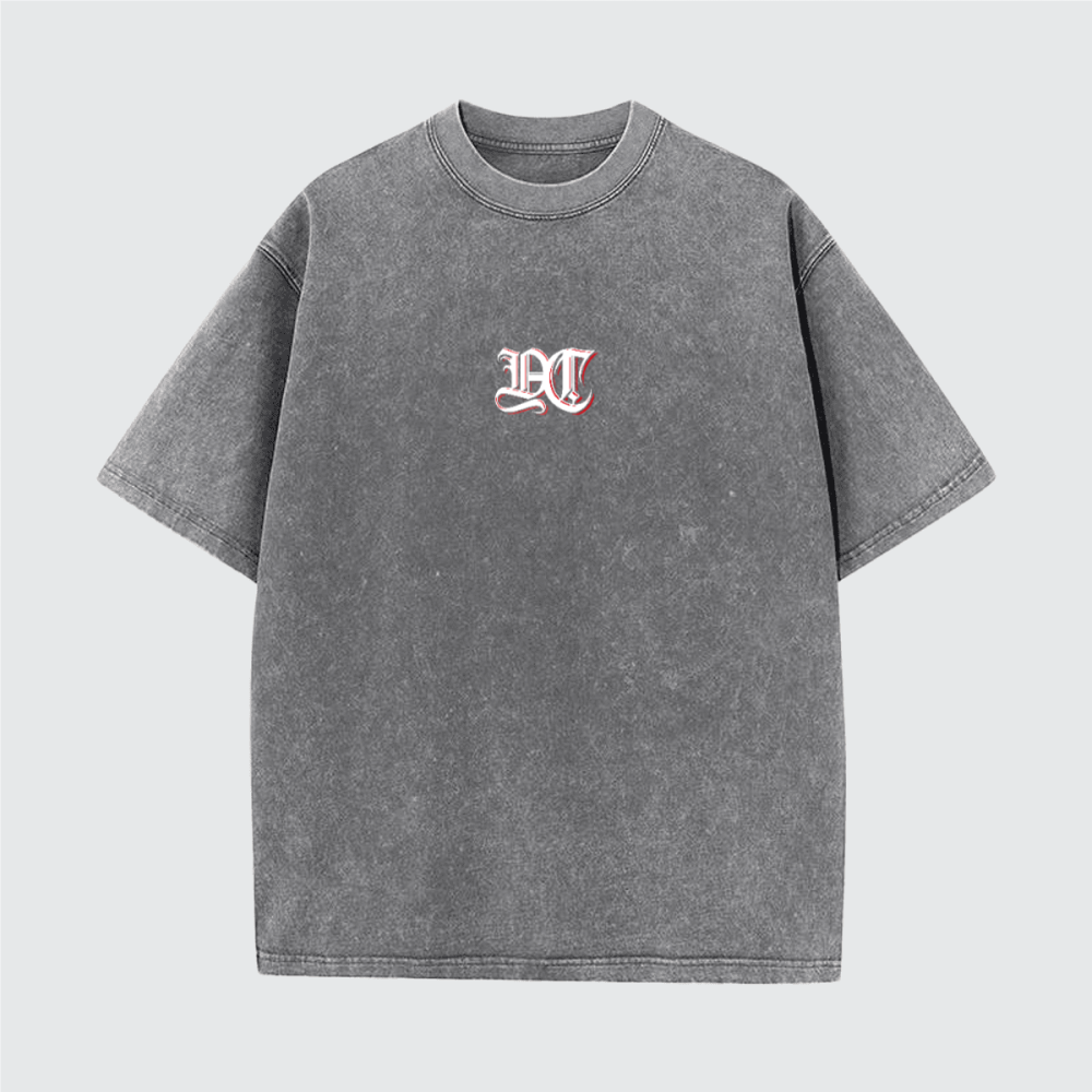 Unisex Vintage Snow Wash Cotton T-Shirt (230GSM)