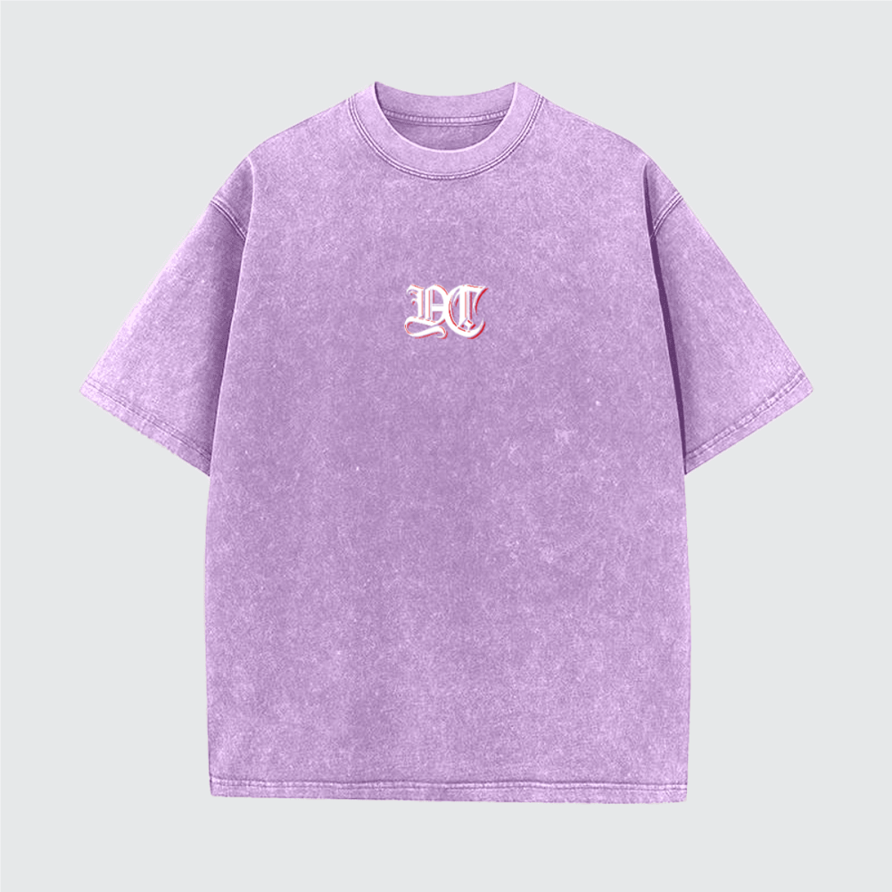 Unisex Vintage Snow Wash Cotton T-Shirt (230GSM)