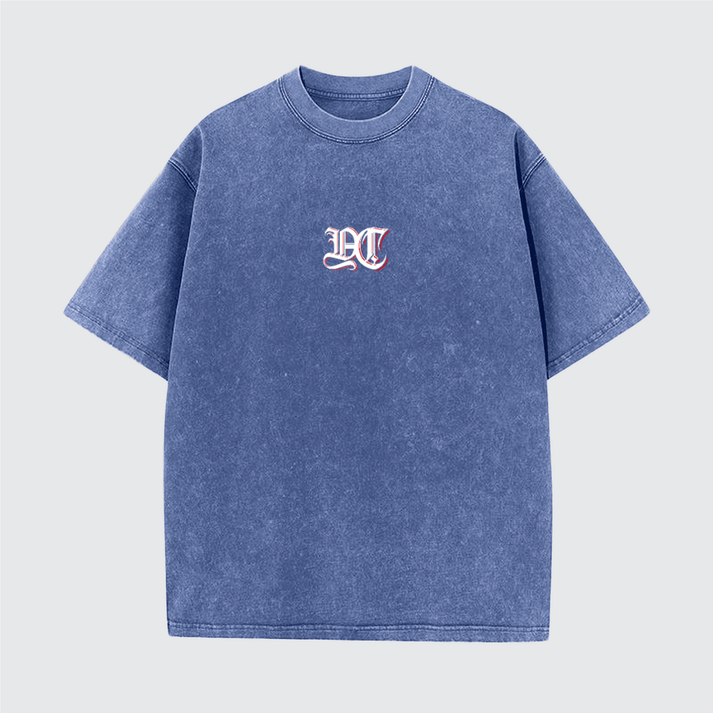 Unisex Vintage Snow Wash Cotton T-Shirt (230GSM)