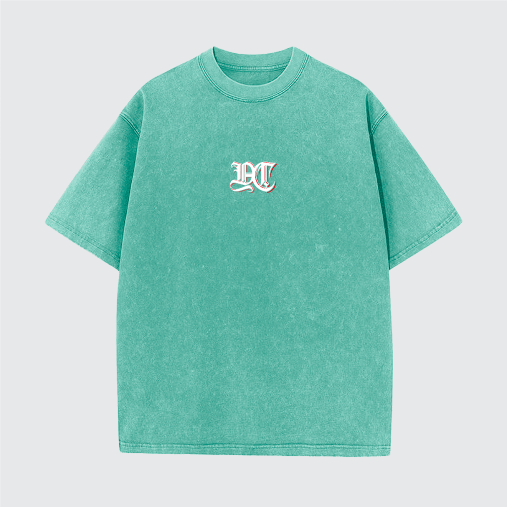Unisex Vintage Snow Wash Cotton T-Shirt (230GSM)