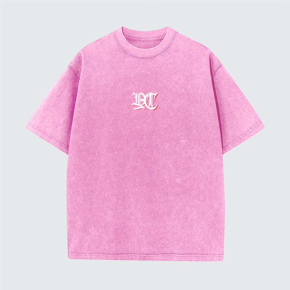 Unisex Vintage Snow Wash Cotton T-Shirt (230GSM)