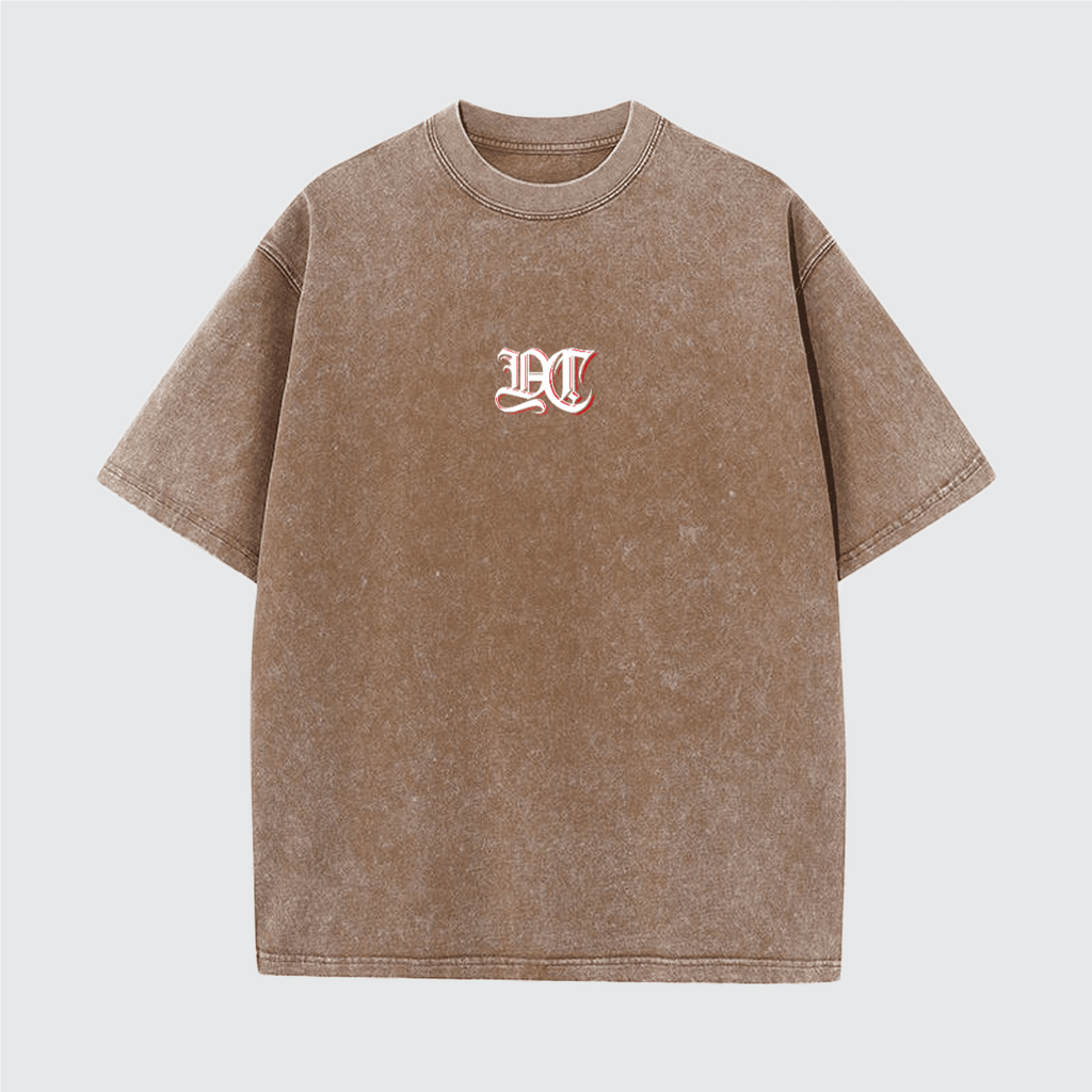 Unisex Vintage Snow Wash Cotton T-Shirt (230GSM)