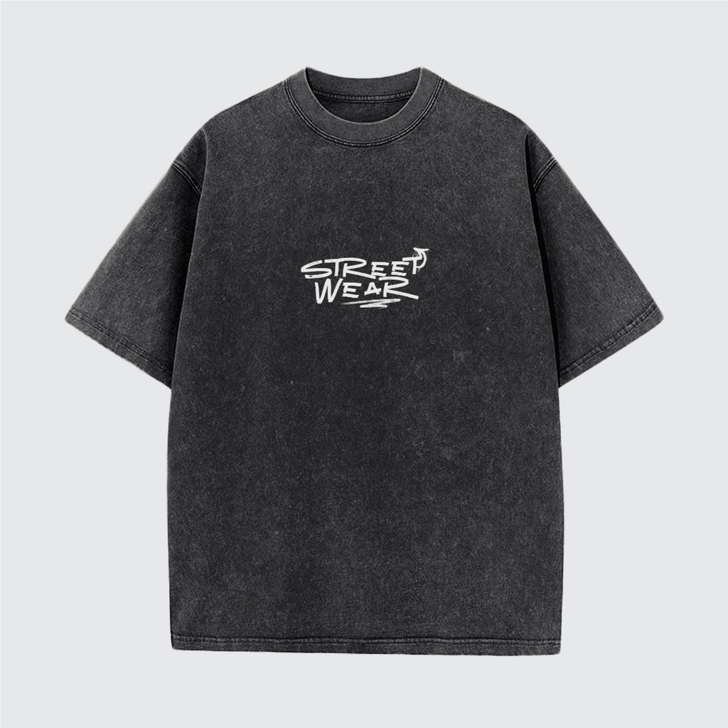 Unisex Vintage Snow Wash Cotton T-Shirt (230GSM)