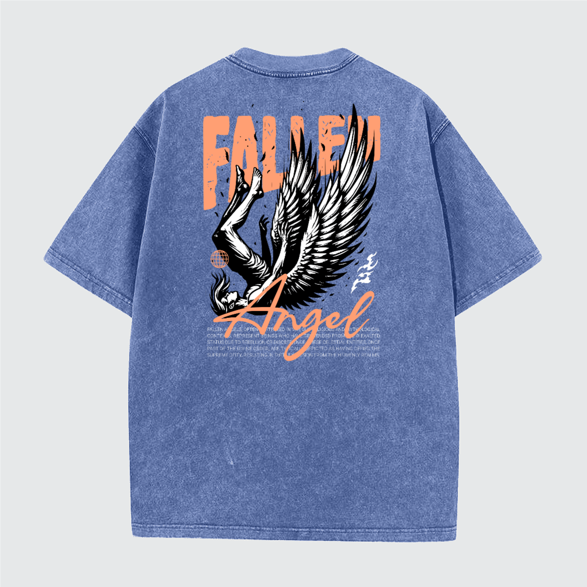 Unisex Vintage Snow Wash Cotton T-Shirt (230GSM)