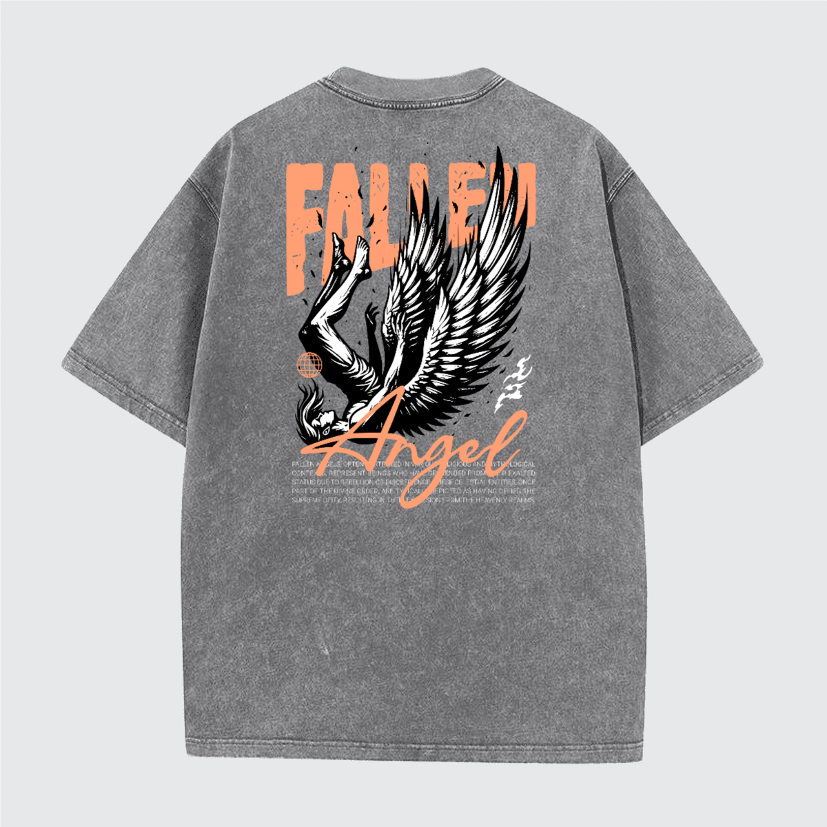 Unisex Vintage Snow Wash Cotton T-Shirt (230GSM)