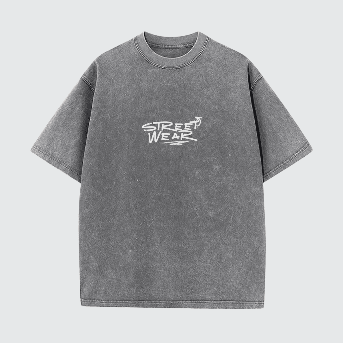 Unisex Vintage Snow Wash Cotton T-Shirt (230GSM)