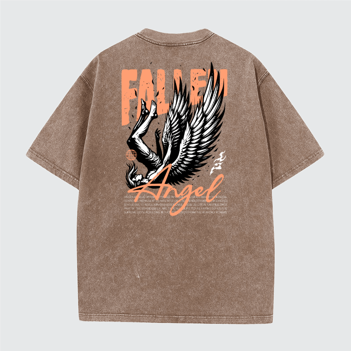 Unisex Vintage Snow Wash Cotton T-Shirt (230GSM)