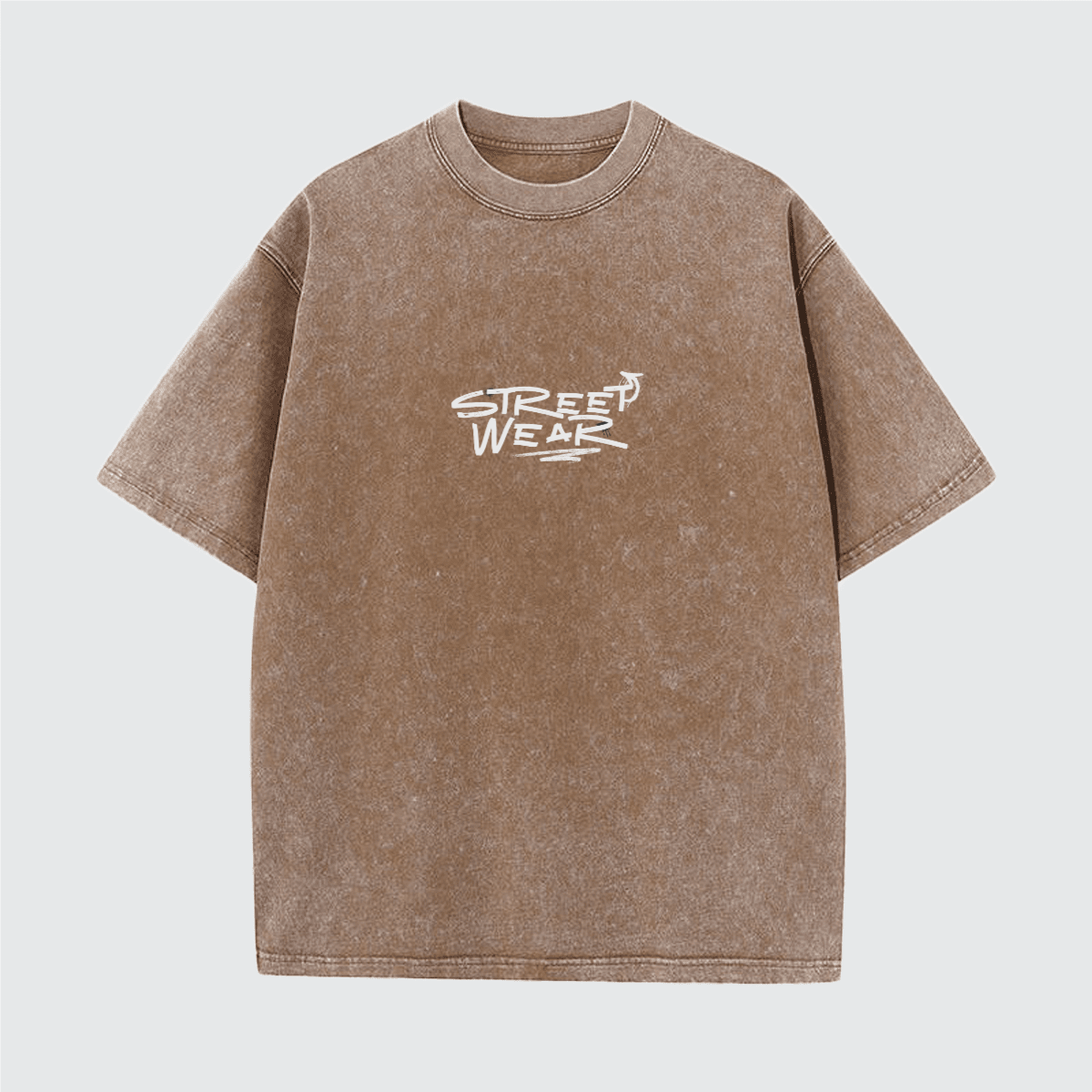 Unisex Vintage Snow Wash Cotton T-Shirt (230GSM)
