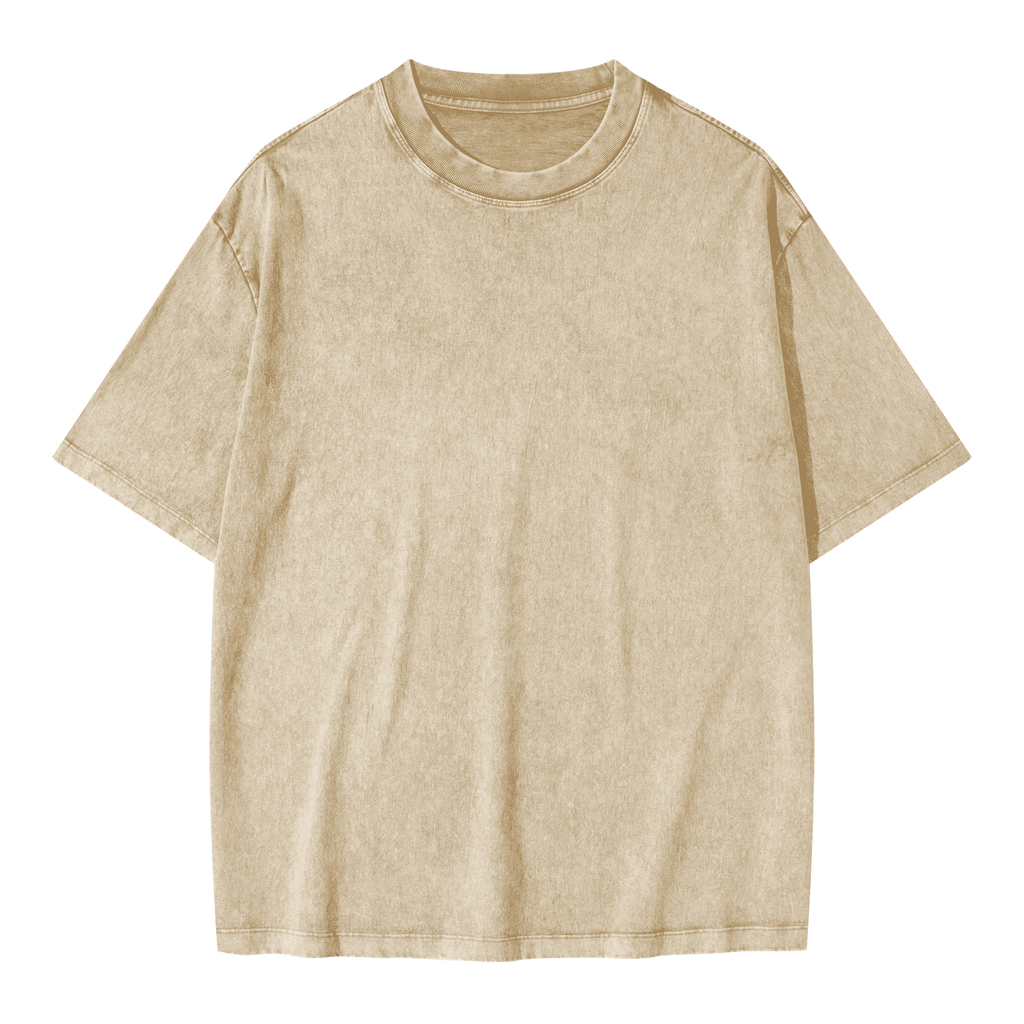 Unisex Oversized Snow Wash T-shirt
