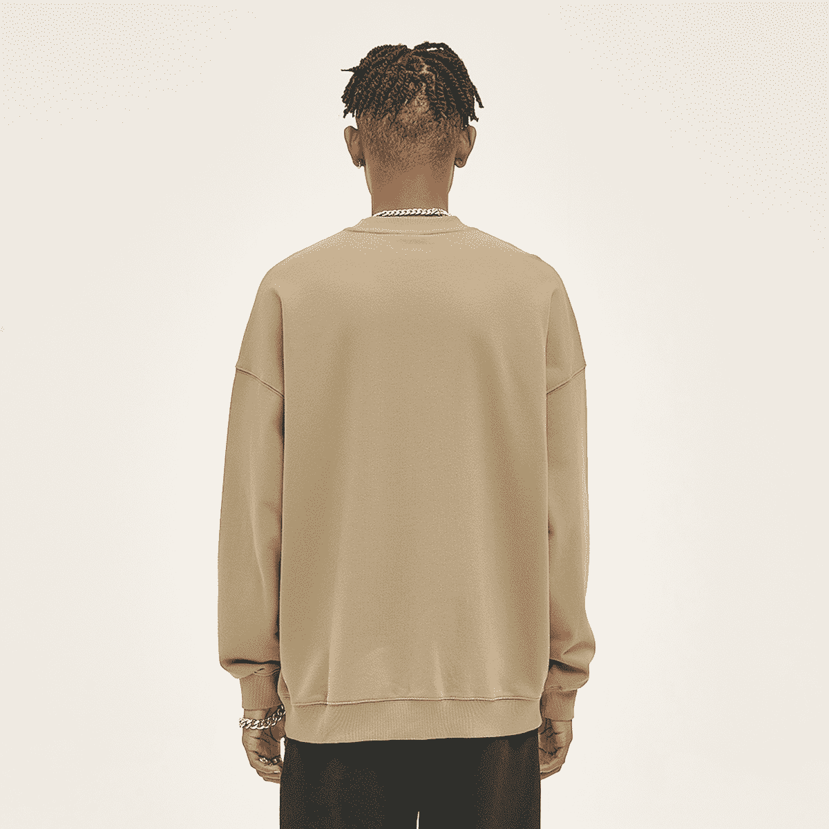 Unisex 100% Cotton Lightweight Oversize Crewneck Sweatshirt