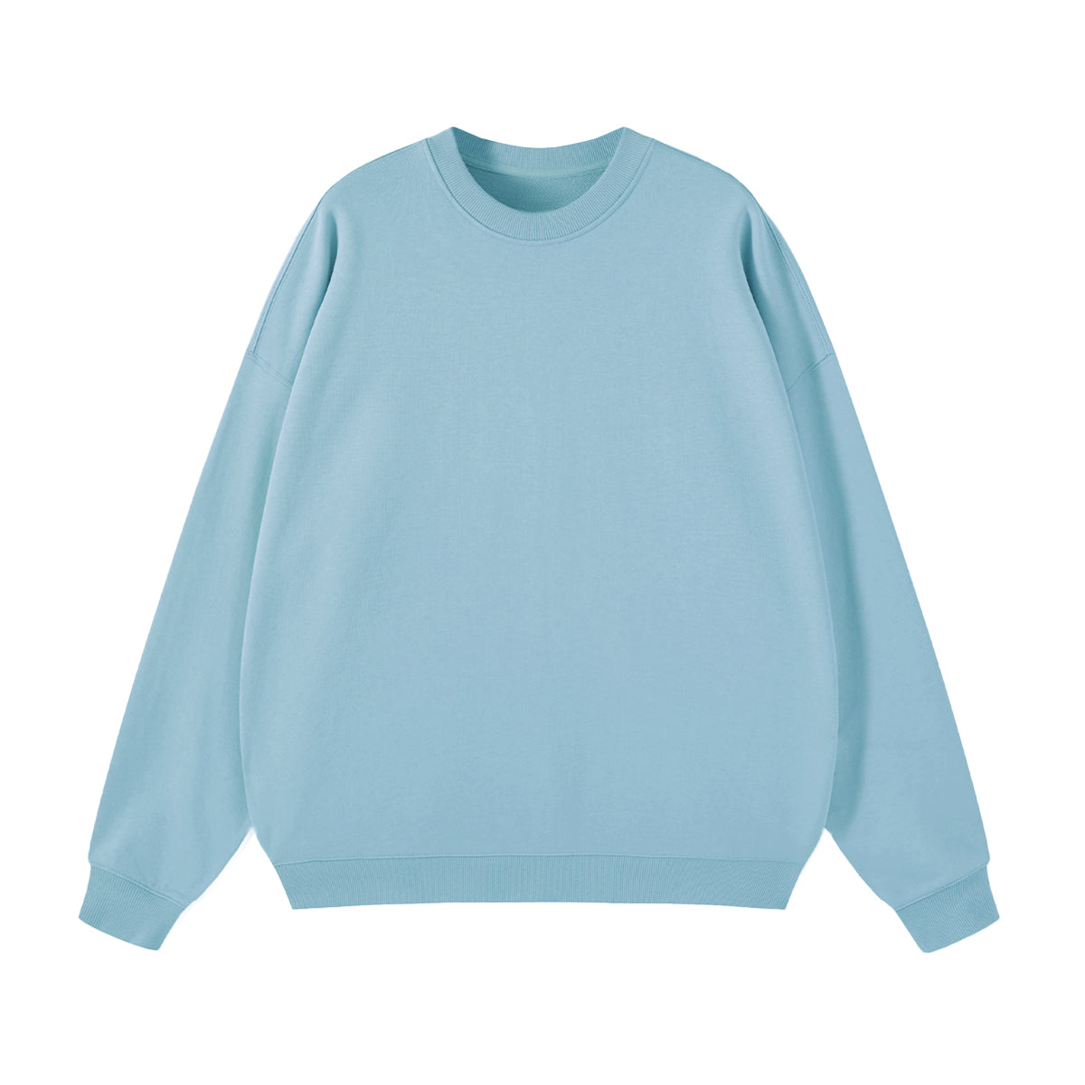 Unisex 100% Cotton Lightweight Oversize Crewneck Sweatshirt