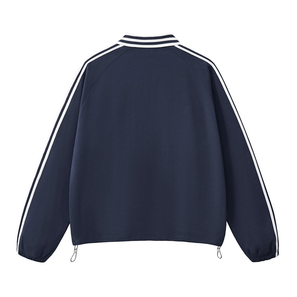 Unisex Contrast Collar Sweatshirt