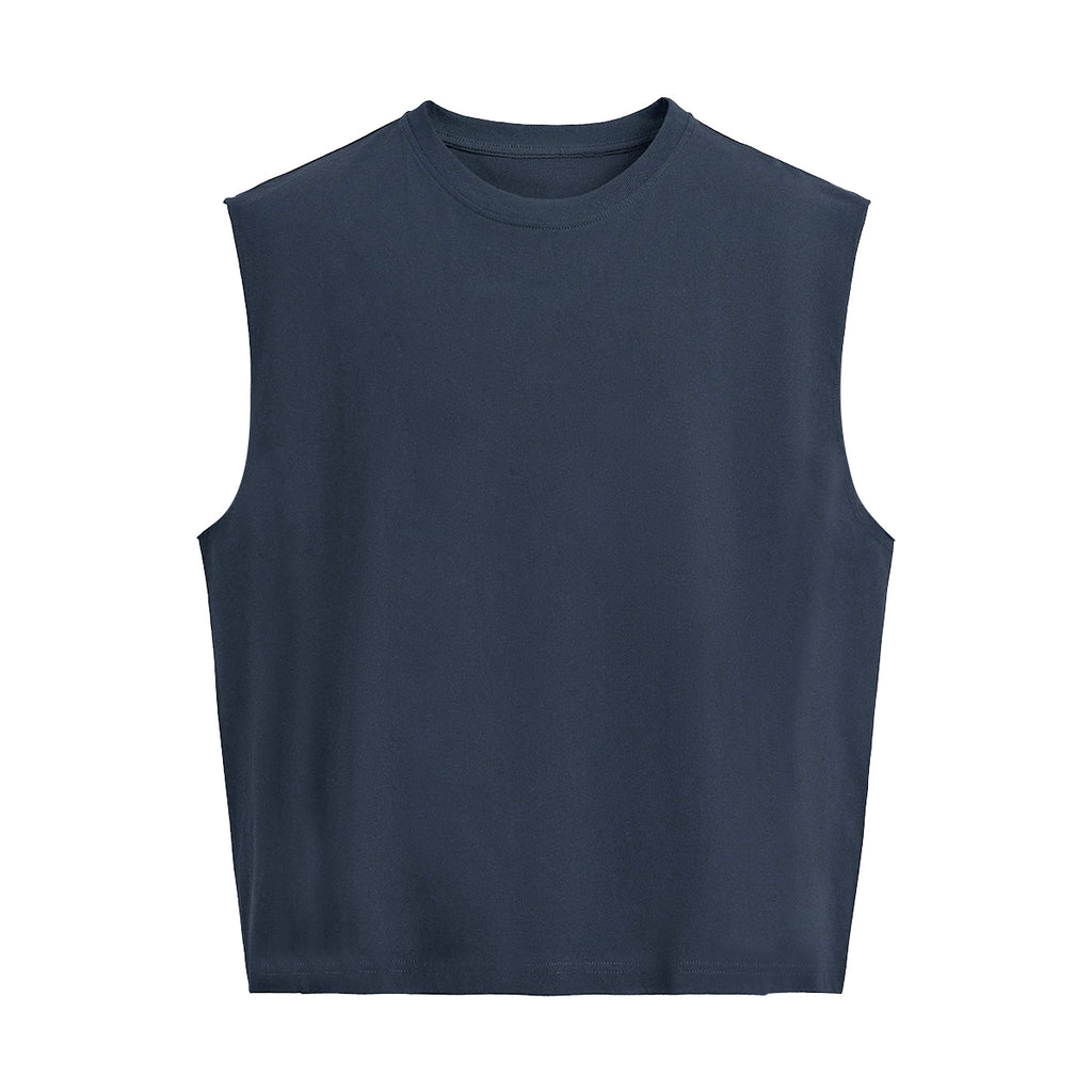 Unisex Cropped Boxy Tank Top
