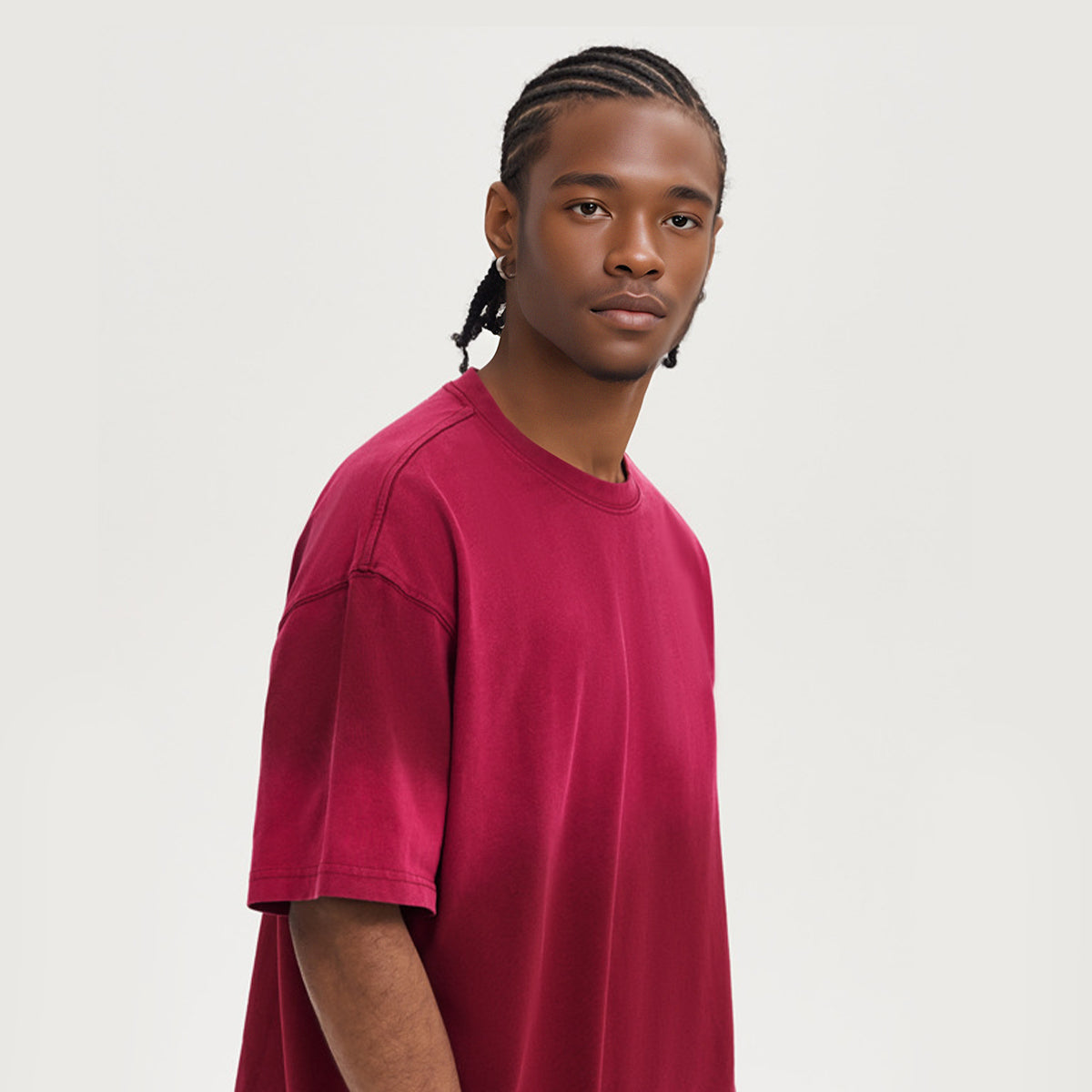 100% Cotton Washed Vintage Tie-dye Oversized T-shirt