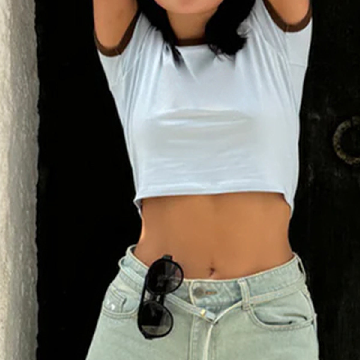 Core Baby Tee Color Ribbing