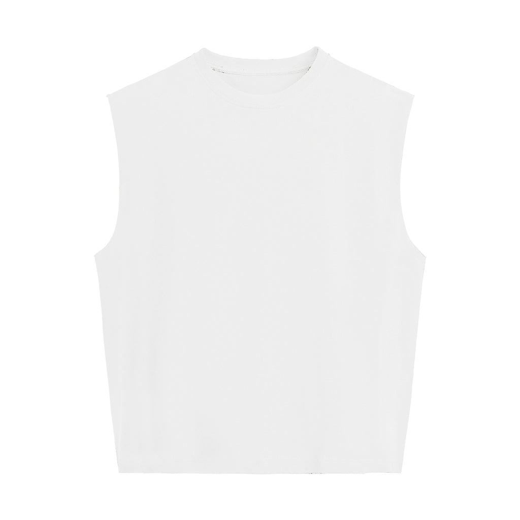 Unisex Cropped Boxy Tank Top