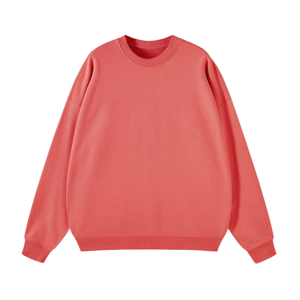 Unisex 100% Cotton Lightweight Oversize Crewneck Sweatshirt