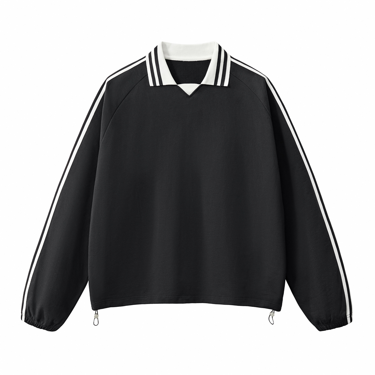 Unisex Contrast Collar Sweatshirt