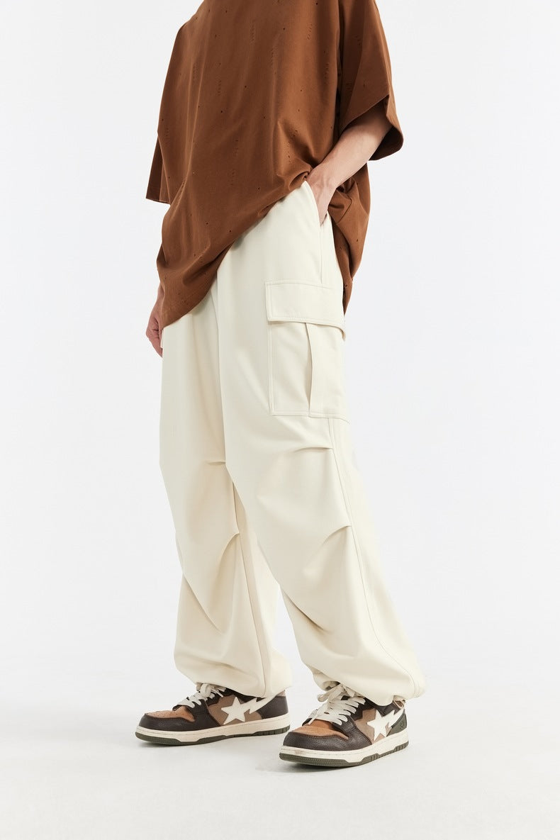 Work - style wide - leg sweatpants