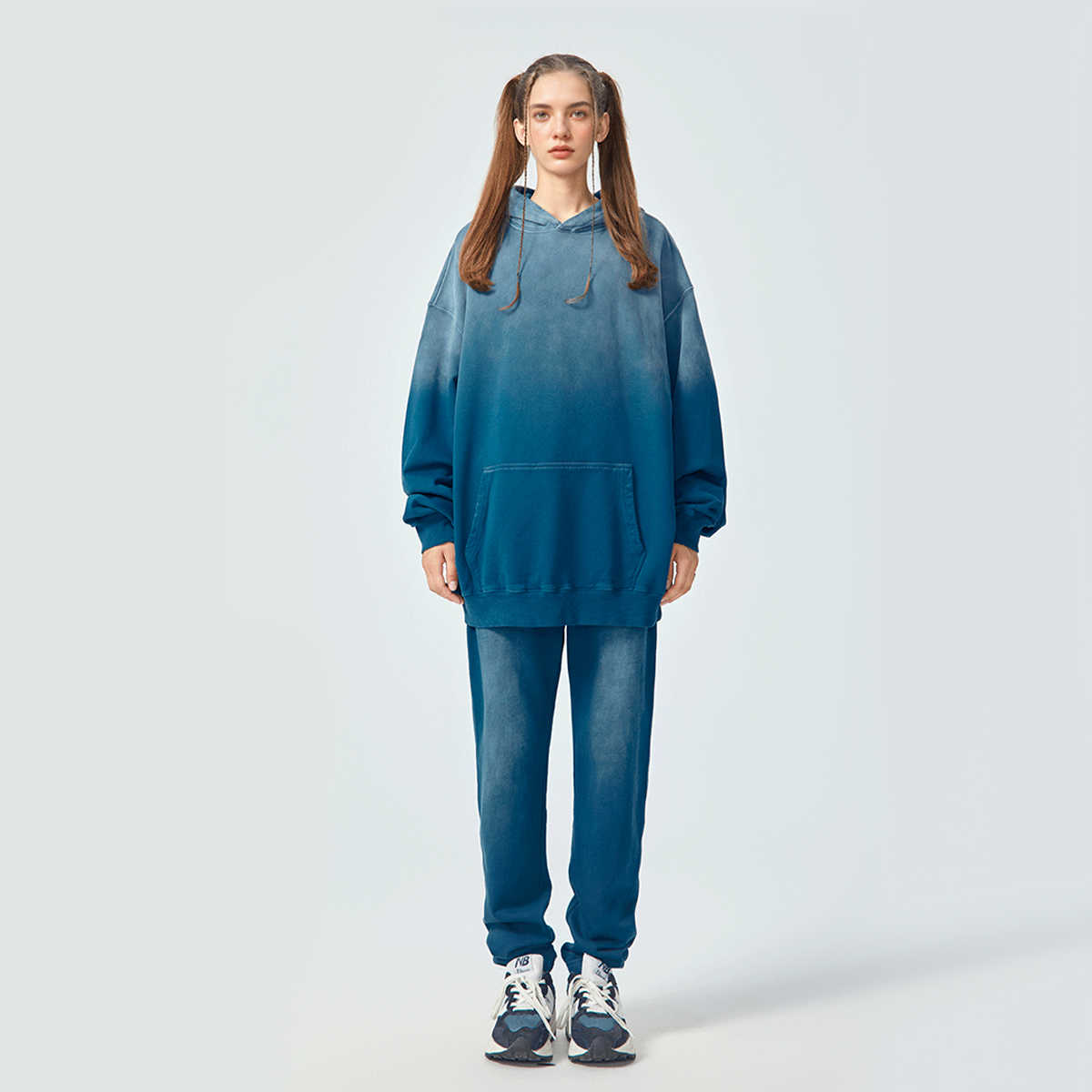 Unisex Heavyweight Sun Faded Gradient Hoodie