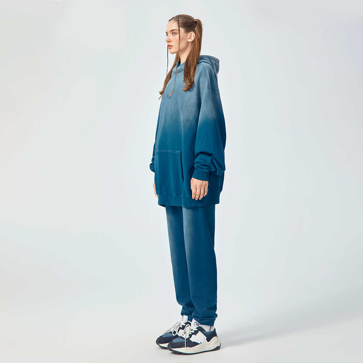 Unisex Heavyweight Sun Faded Gradient Hoodie