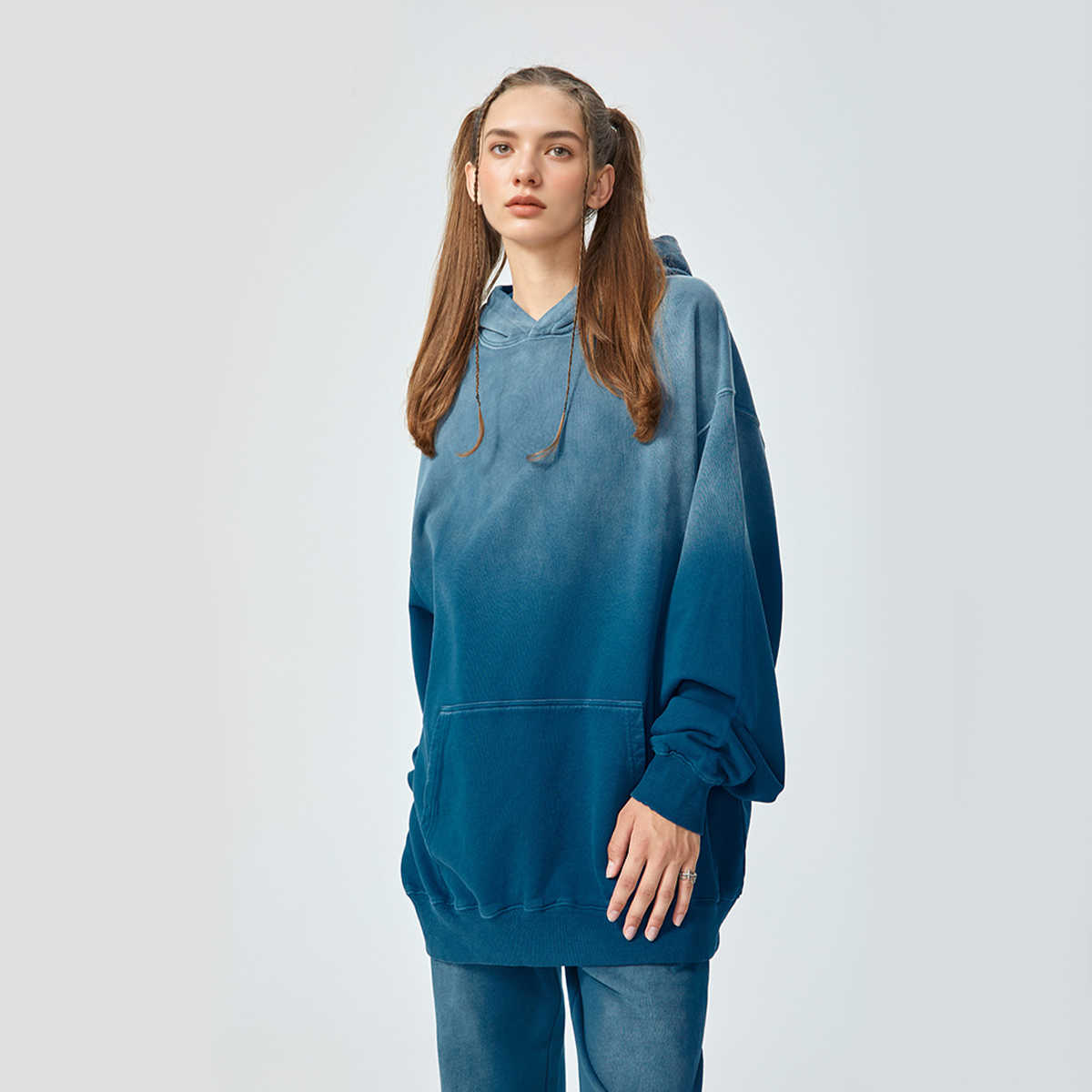 Unisex Heavyweight Sun Faded Gradient Hoodie